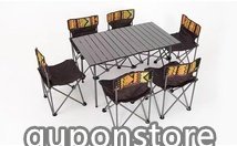  high quality 7 point set picnic folding chair chair barbecue fishing leisure table bench convenience outdoor M14