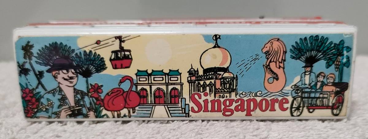 マカオ製 MACAU プレイアート playart 2階建て バス ミニカー 当時物 レトロ アンティーク 激レア ダブル デッキ シンガポール Singaporeの画像5