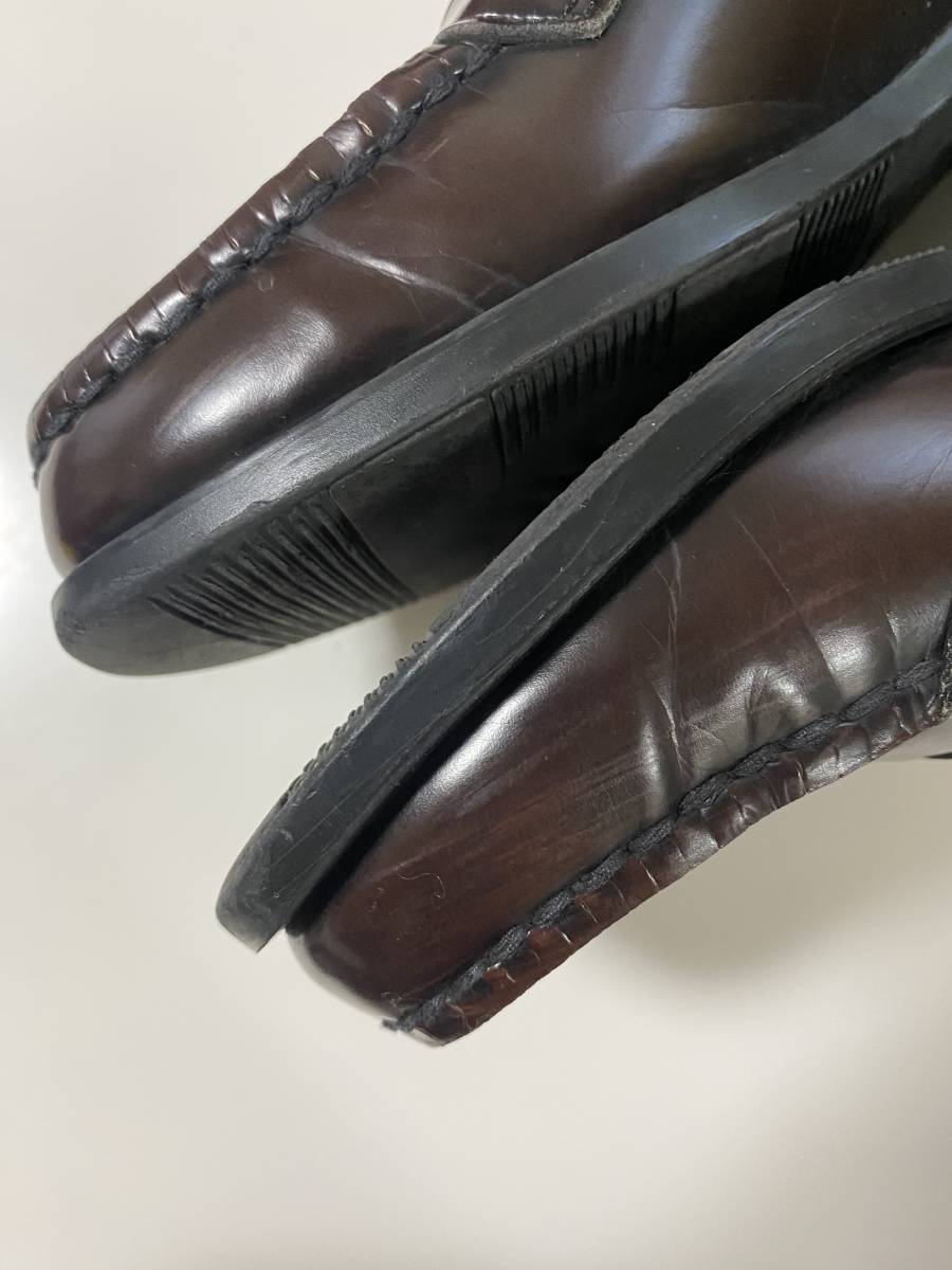 [ б/у ] Hal ta женский Loafer Brown размер 24 см EEE HARUTA GHGD4505 посещение школы средняя школа средний .