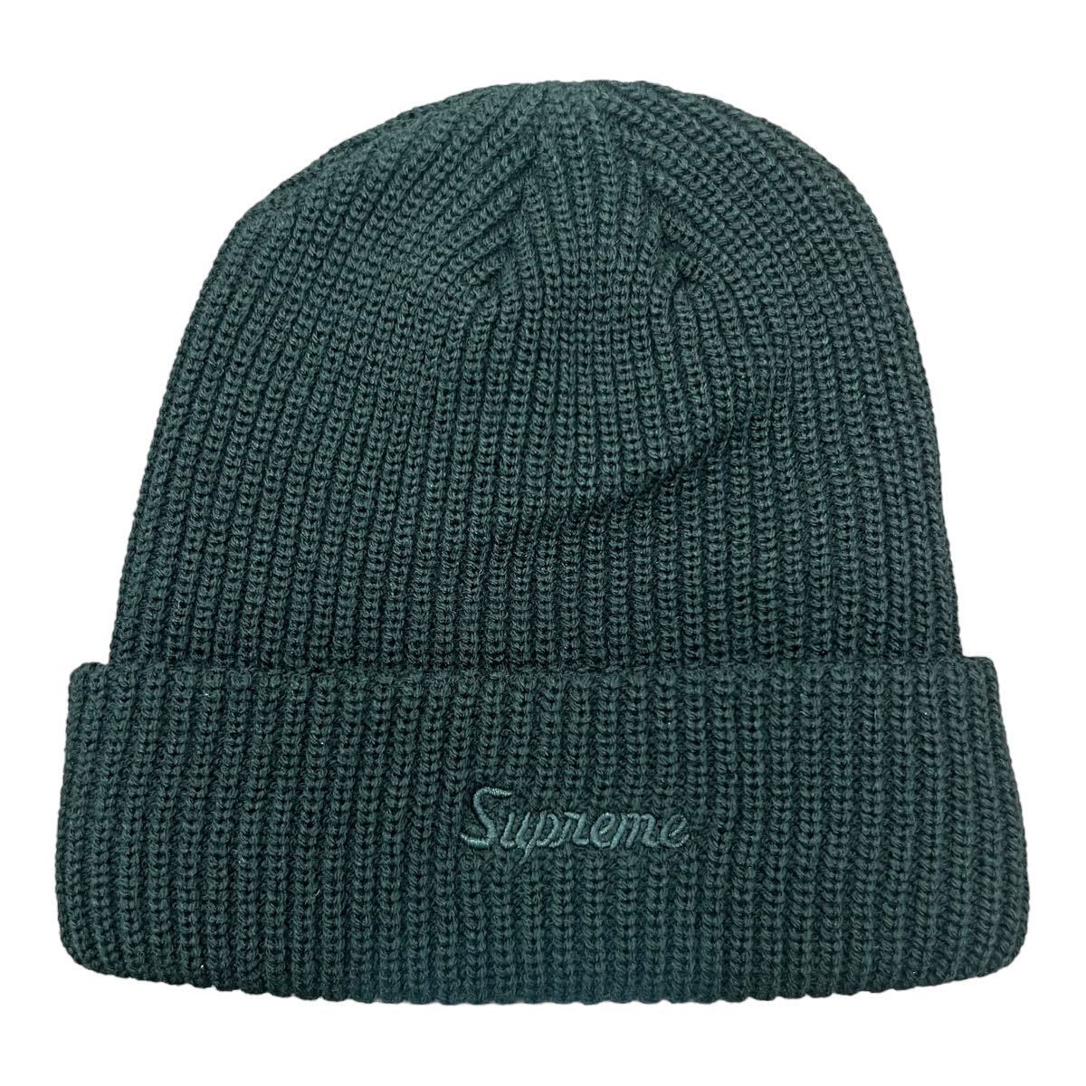 試着のみ ほぼ未使用 SUPREME Loose Gauge Beanie Black 20AW 2020年 黒 ルーズゲージ ビーニー ニット帽 キャップ_画像1