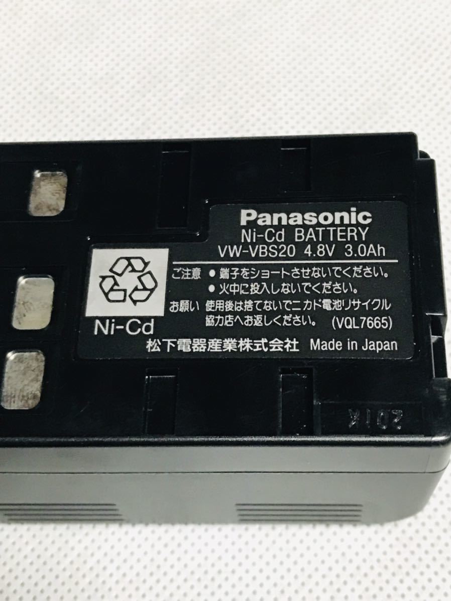 Panasonic/バッテリーパック/VW-VBS20/4.8V 3.0Ah/日本製/未使用/箱には擦れキズ有り_画像7