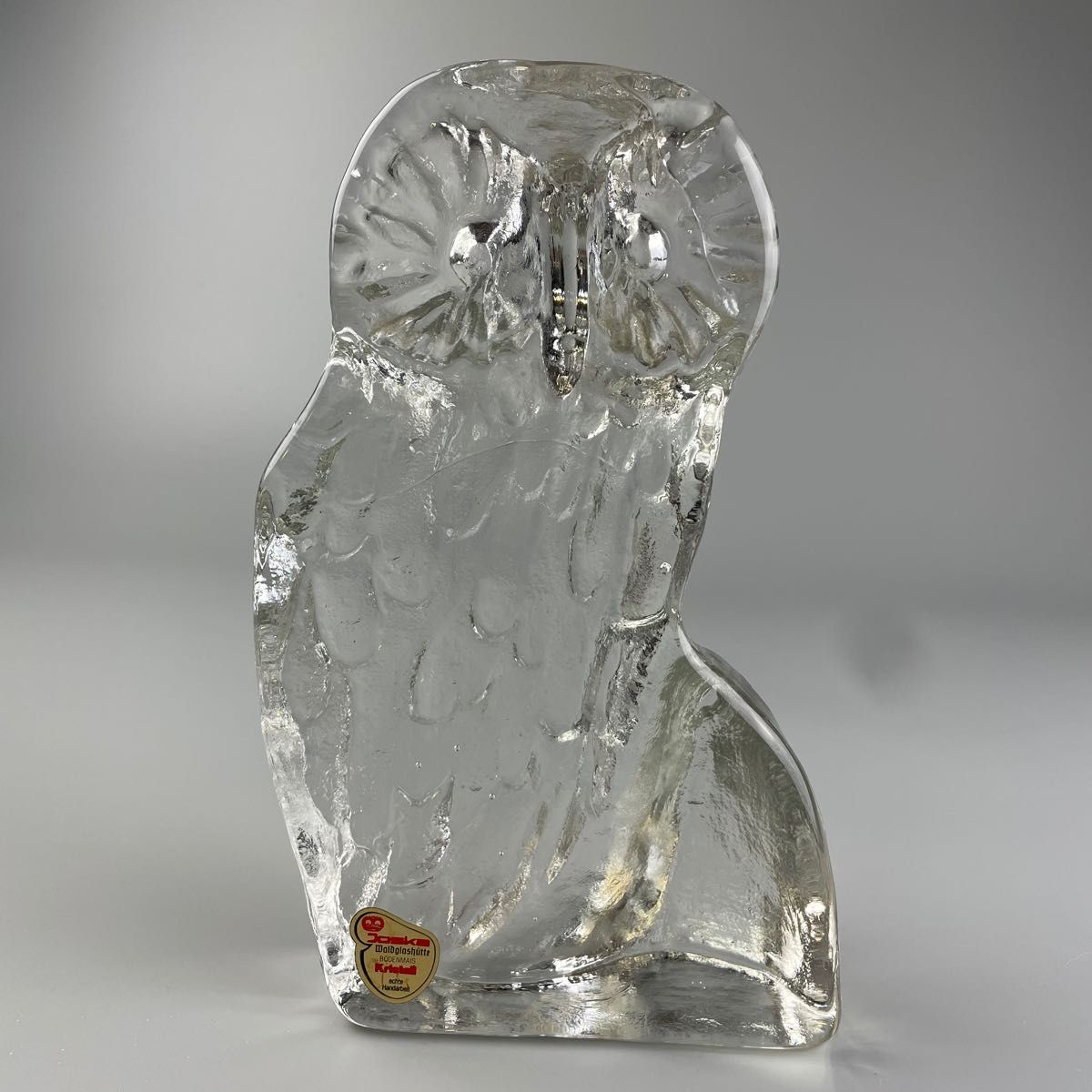 Kristall Handarbeit 置物 フクロウ クリスタル-