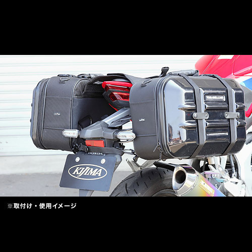 キジマ KIJIMA CBR250RR 2BK-MC51 2017Y-用 バッグサポート 左右セット ブラック 210-4762_画像3