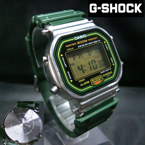 希少 稼働G-SHOCK DW-5600 メタル スクリューバックWATER 200M