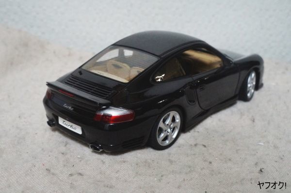 オートアート ポルシェ 911 ターボ 1/18 ミニカー 紺 ジャンク_画像5