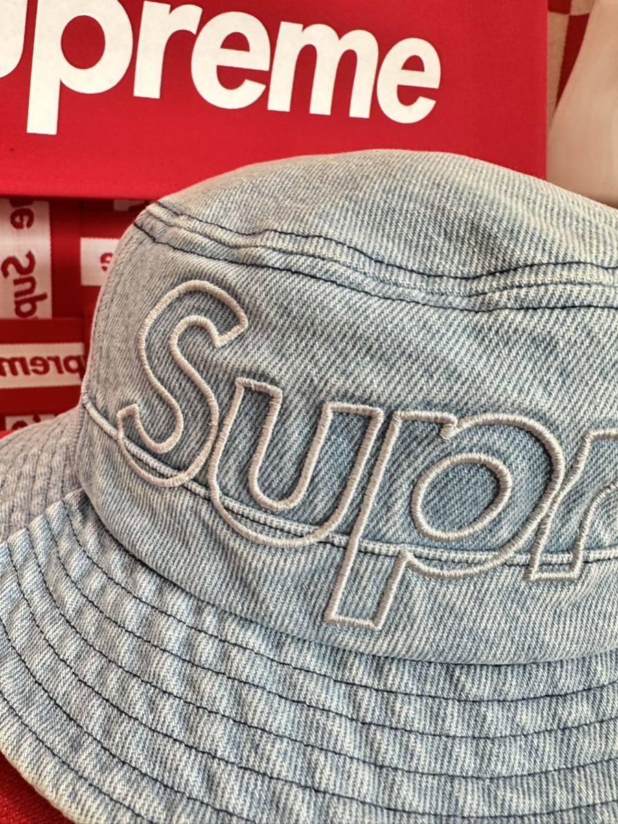 ☆名作☆超激レア☆M/Lサイズ 23SS Supreme Outline Crusher Denim