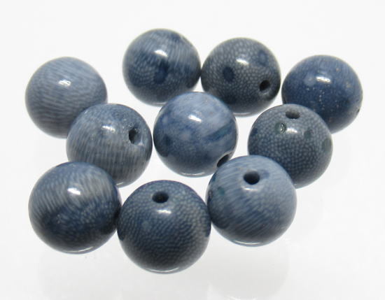 ( price cut price )NO.6 sponge coral blue 6mm(10 bead entering )< amulet *. love > natural color .. classification ending natural stone reality goods 