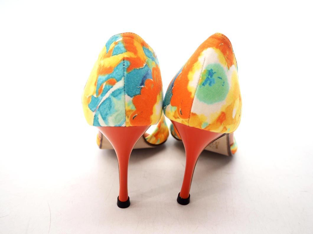 ESPERANZA Esperanza total pattern heel separate pumps size23.5/ colorful #* * dha7 lady's 
