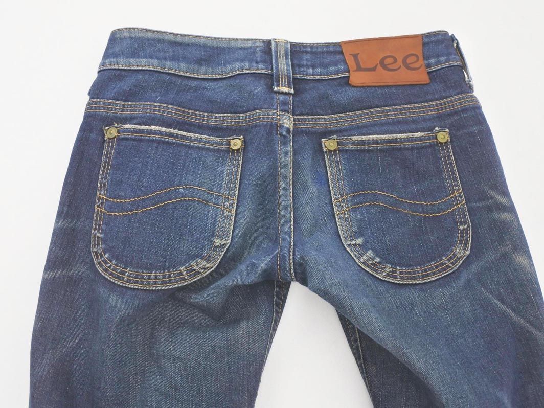 UNTITLED アンタイトル Lady Lee RIDERS USED加工 デニムパンツ size27/青 ■■ ☆ dha1 レディース_画像6