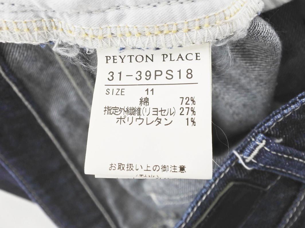 PeytonPlace ペイトンプレイス スキニー デニムパンツ size11/青 ■■ ☆ dha2 レディース_画像5