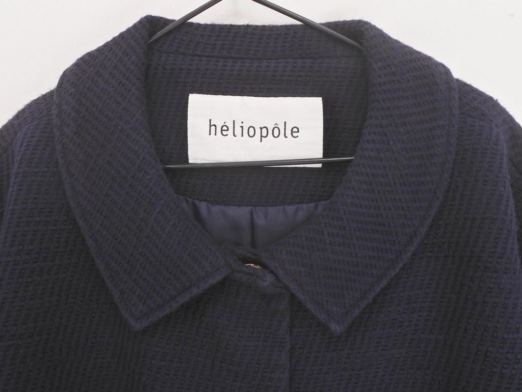 heliopole エリオポール コート size38/紺 ◇■ ☆ dha8 レディース_画像2