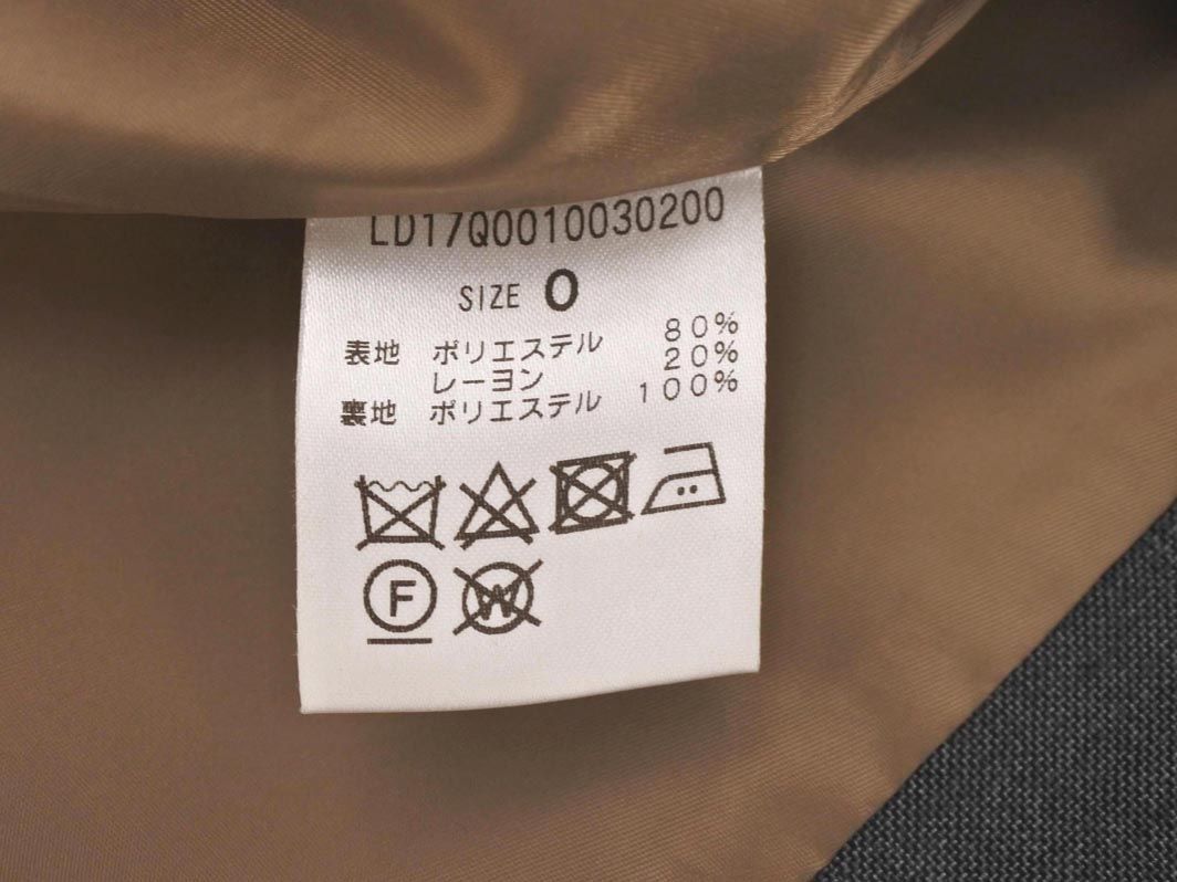 ネコポスOK Loungedress ラウンジドレス ガリャルダガランテ チェック 巻き ラップ スカート size0/グレー ◇■ ☆ dha9 レディース_画像7