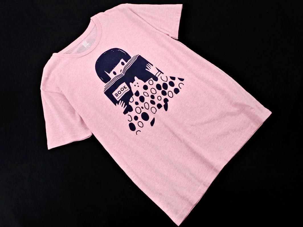 ネコポスOK Design Tshirts Store graniph デザインTシャツストアグラニフ プリント Tシャツ sizeM/ピンク ■◆ ☆ dhb8 メンズ_画像1