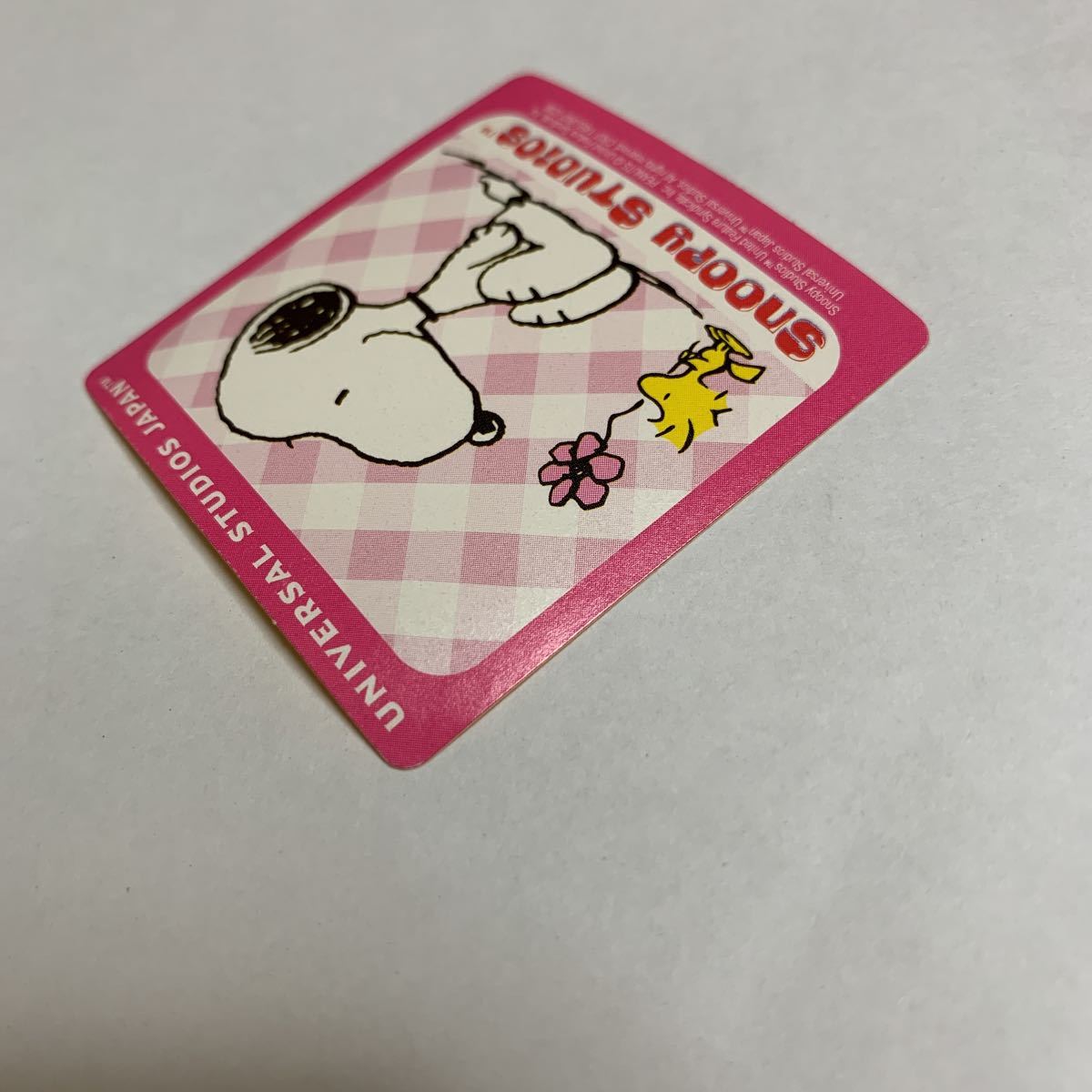 シール USJ スヌーピー ユニバーサルスタジオジャパン Snoopy STUDiOS UNIVERSAL STUDIOS JAPAN 非売品 レア 希少 未使用品 送料無料_画像3