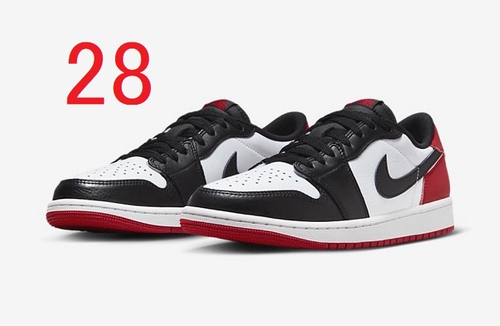 正規品質保証】 ロー レトロ AJ1 ナイキ 未使用 新品 US10 28㎝ Toe