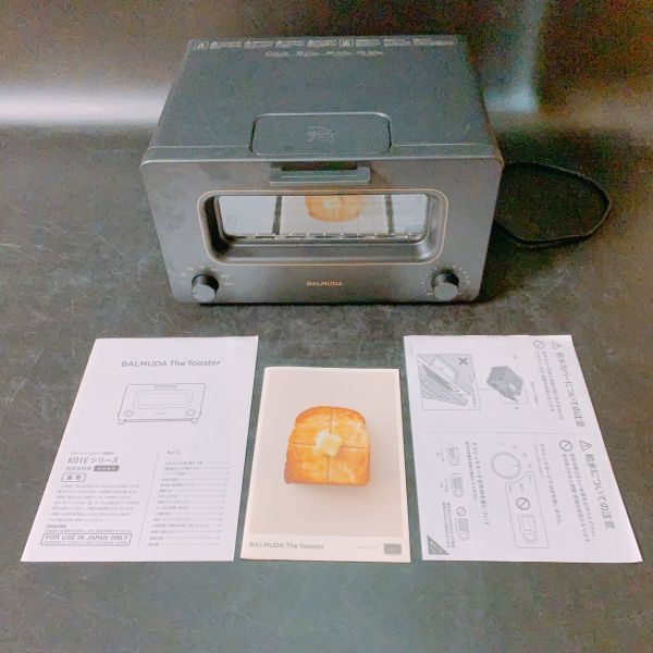 R3-008-100-EV10　BALMUDA バルミューダ The Toaster K01E-KG 家電 キッチン トースター 動作確認済