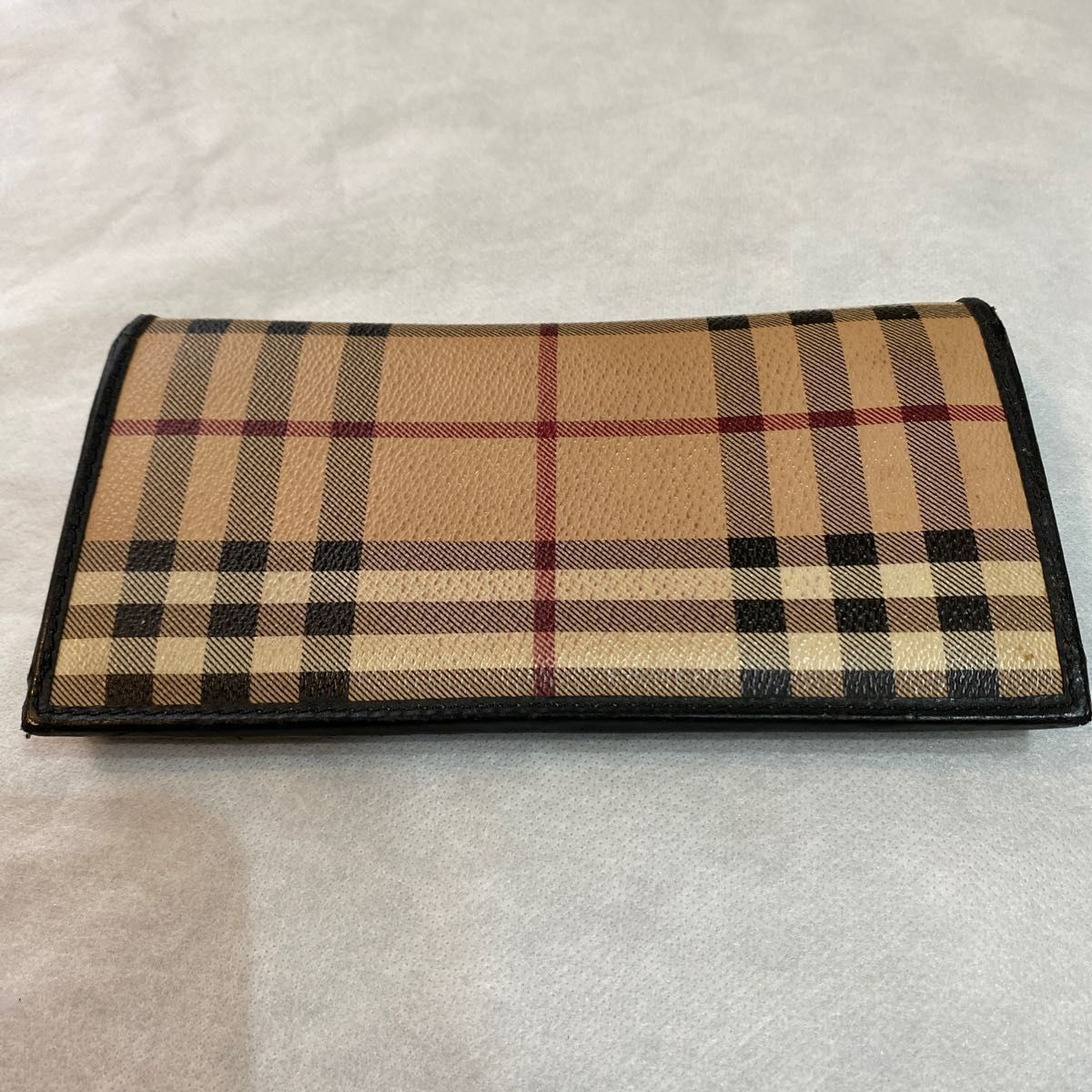 極美品 定番 人気 BURBERRY バーバリー 長財布 ノバチェック シャドー