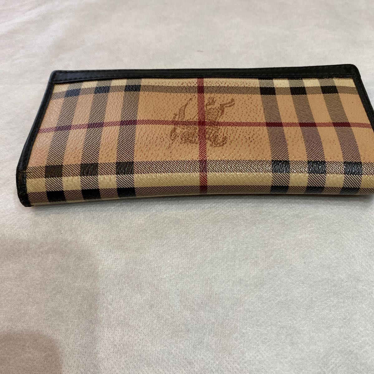 極美品 定番 人気 BURBERRY バーバリー 長財布 ノバチェック シャドー