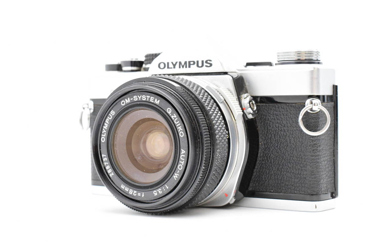 【ボディ動作未確認ジャンク】オリンパス OLYMPUS OM-2 一眼レフ フィルムカメラ ボディ + G.ZUIKO AUTO-W 35mm F2.8 レンズ (t3675)の画像1