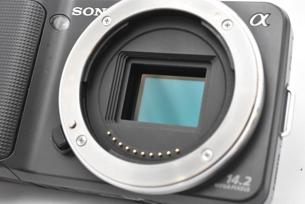 Sony ソニー α NEX-3 ブラックボディ ミラーレス一眼 デジタルカメラ + E 18-55mm F/3.5-5.6 レンズ (t4191)_画像7