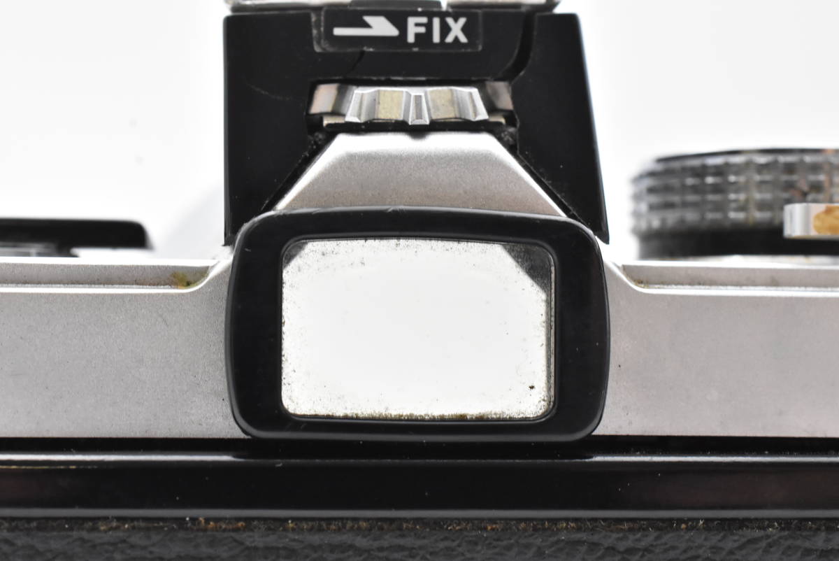 OLYMPUS オリンパス OM-1 シルバー フィルムカメラ + OM-SYSTEM ZUIKOAUTO-W 28mm F/2.8 レンズ (t4322)_画像3