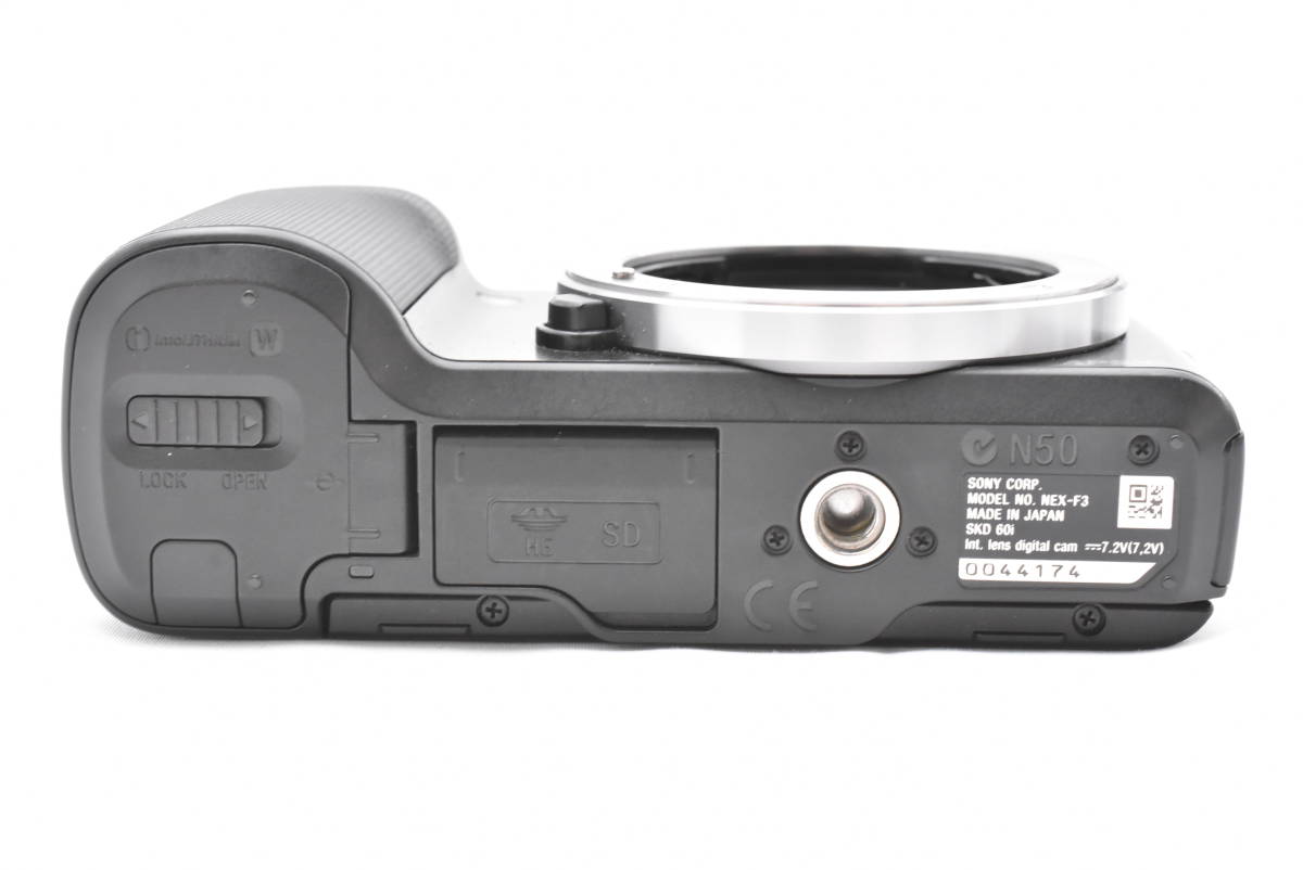 Sony ソニー α NEX-F3 APS-C ブラックボディ デジタルカメラ + ALC-SH113 30mm F/3.5 Macro (t3534)_画像4