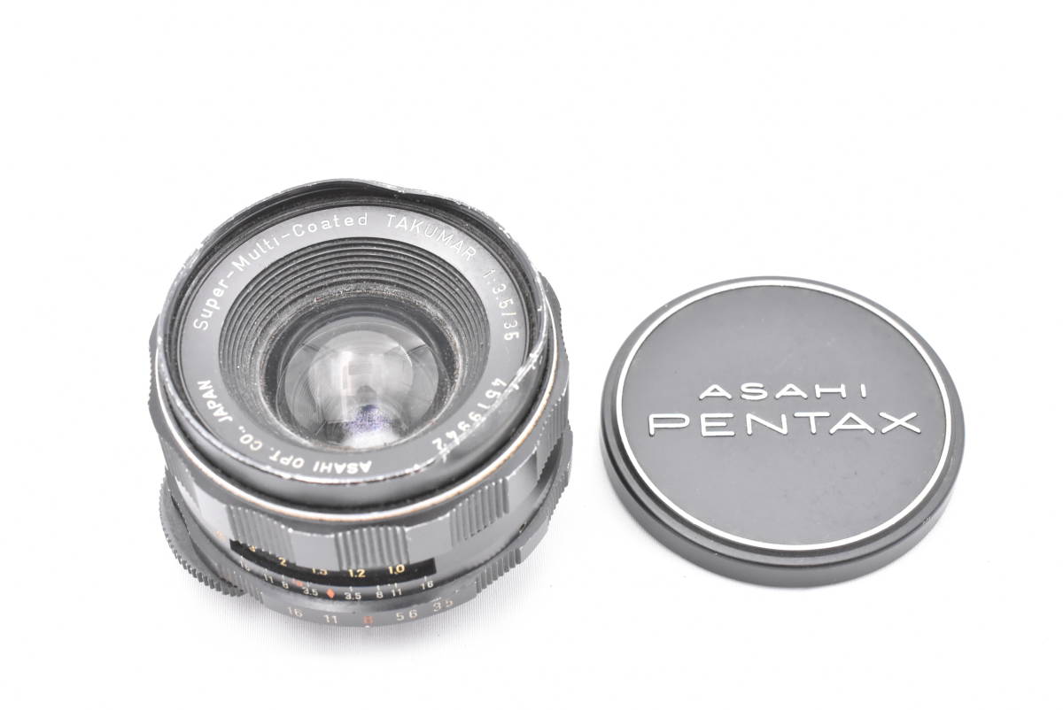 【動作未確認】 PENTAX ペンタックス SMC TAKUMAR 35mm F/3.5 マニュアルフォーカス レンズ (t3493)_画像9