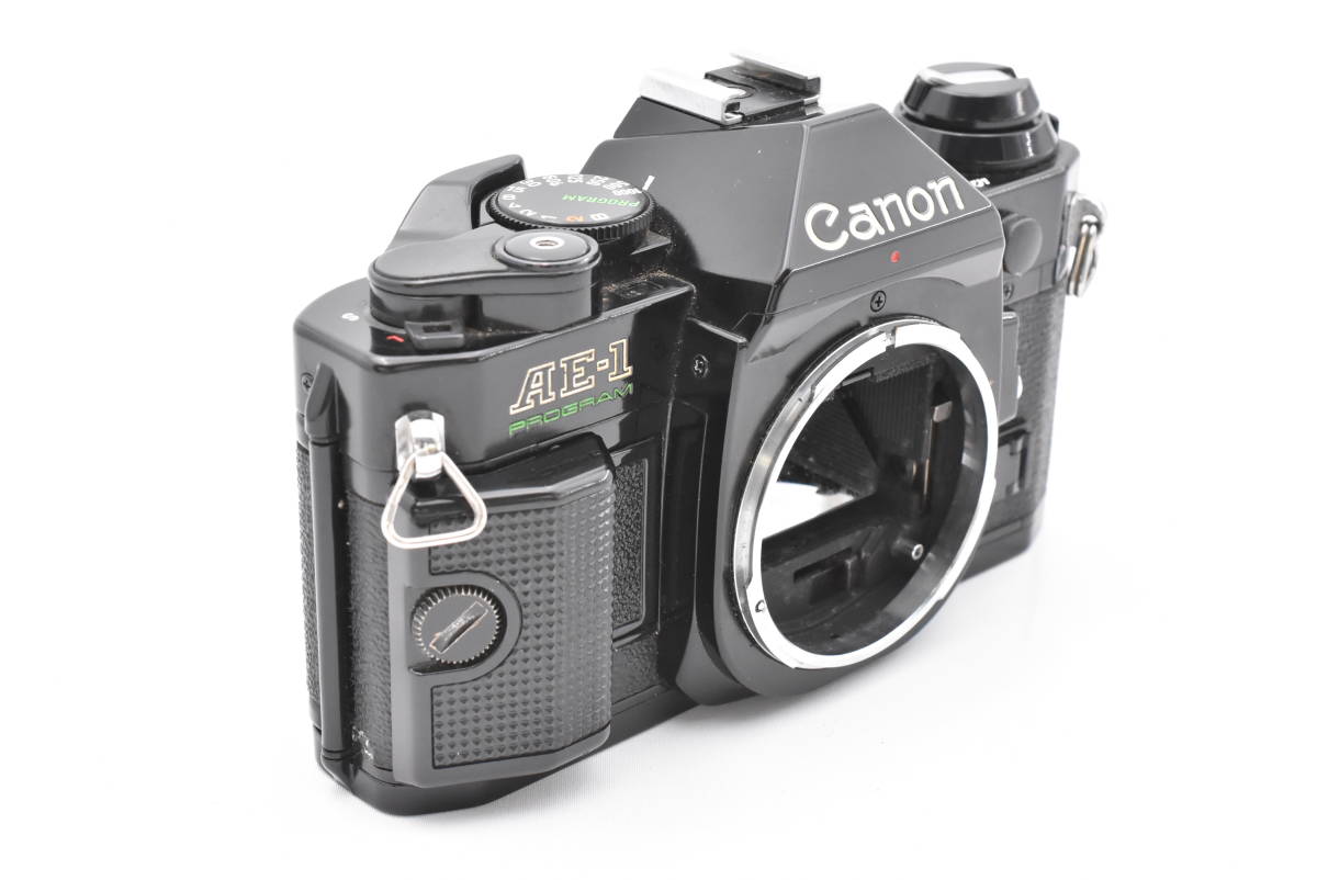 【動作未確認】 Canon キヤノン AE-1 PROGRAM ブラックボディ フィルムカメラ (t3666)_画像2