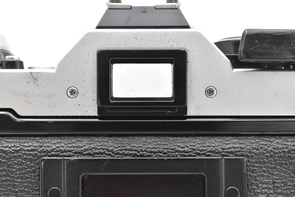Canon キヤノン AE-1 PROGRAM シルバー フィルムカメラ + New FD NFD 28mm F/2.8 レンズ (t3665)_画像8