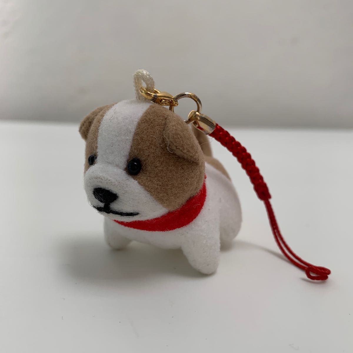 徳川美術館 ミュージアムグッズ 毛作り人形 犬  ストラップ 根付け