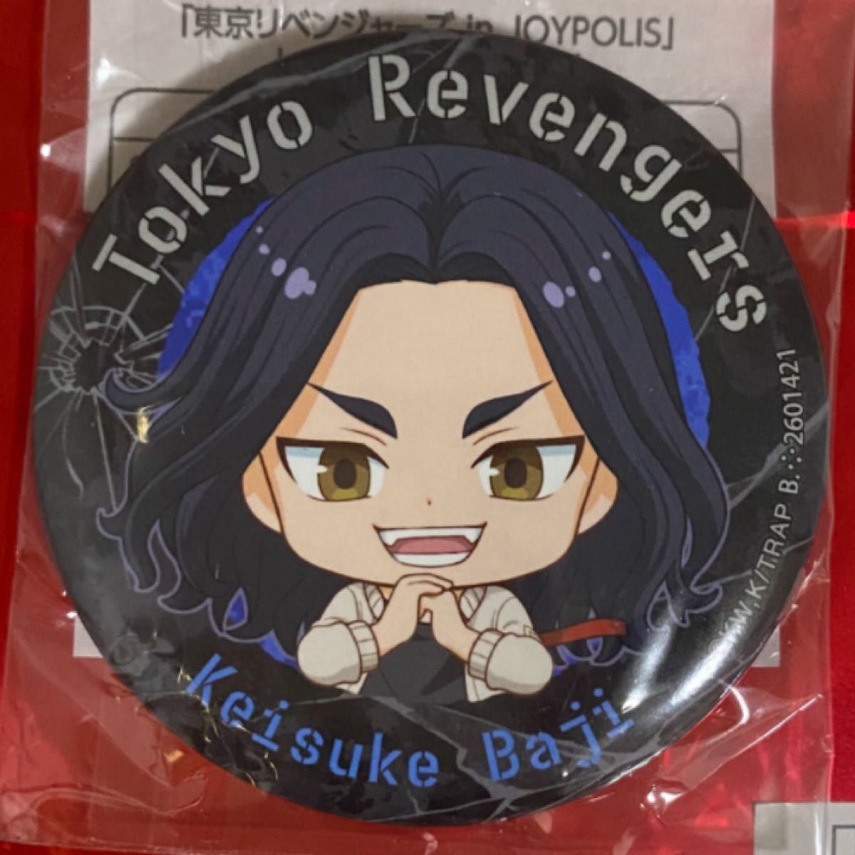 【急な削除あり】東京リベンジャーズ 東リべ 場地圭介 ばじ デフォルメ 缶バッジ ジョイポリス joypolis