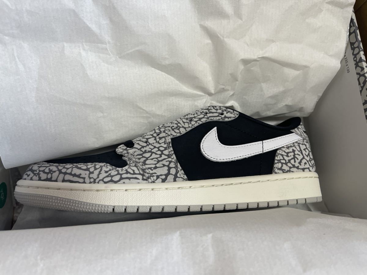 ☆新品未使用 NIKE AIR JORDAN 1 RETRO LOW OG BLACK CEMENT CZ0790