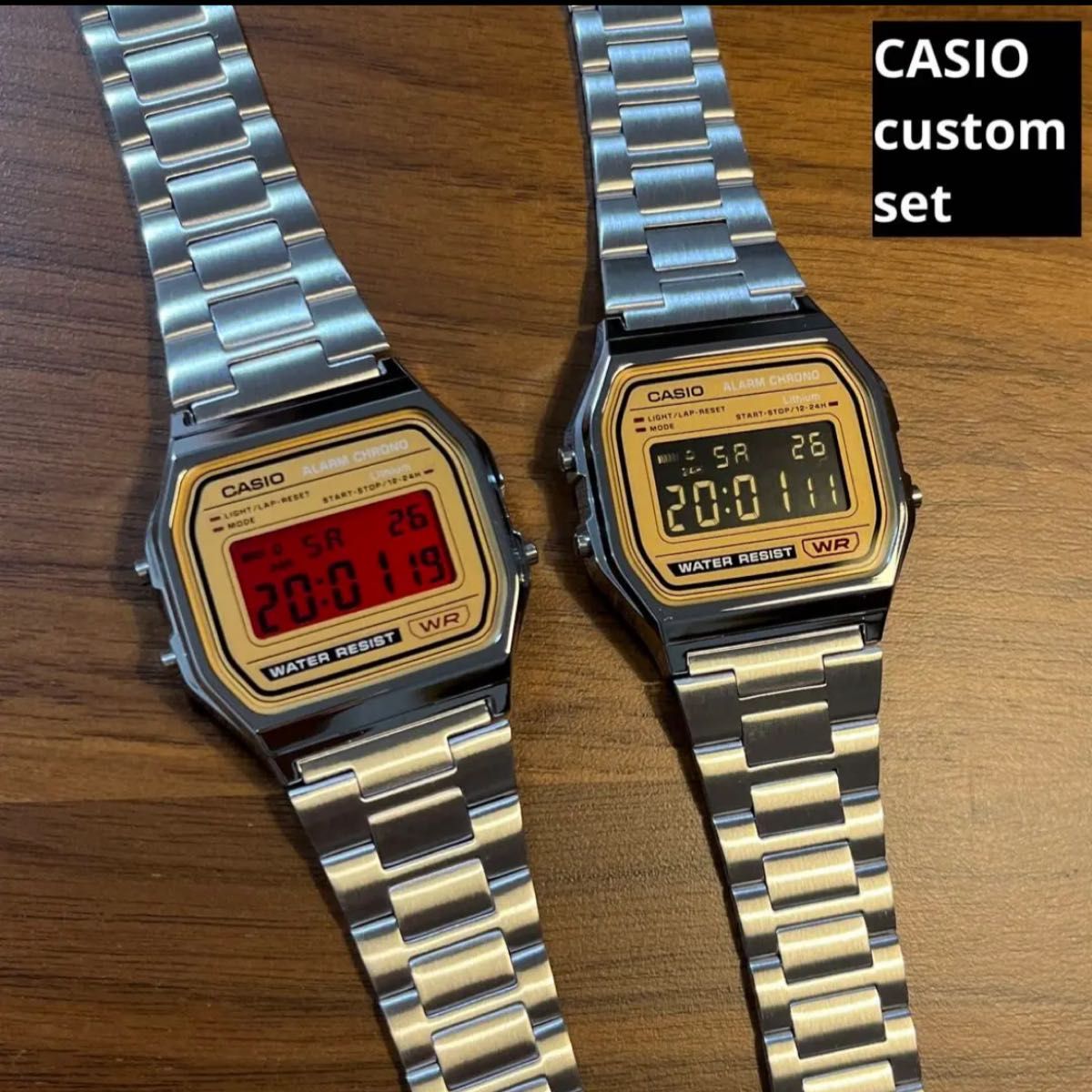 新品】カシオ ゴールド チープカシオ デジタル 腕時計 カスタム 新品】カシオ ゴールド チープカシオ デジタル 腕時計 カスタム