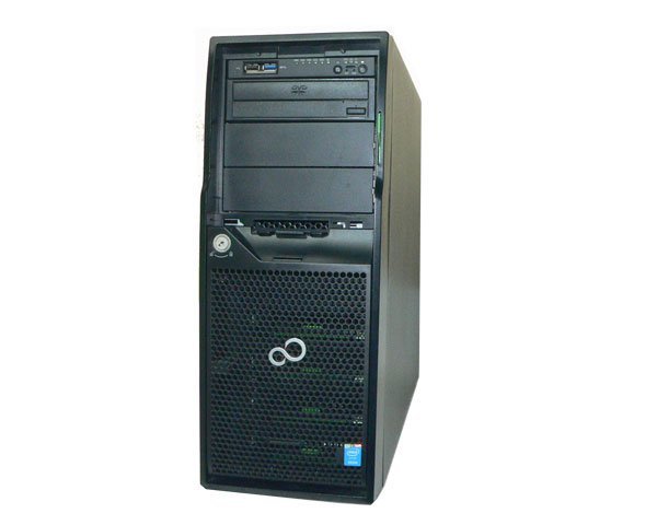 富士通 PRIMERGY TX1330 M1 (PYT1331T3S) Xeon E3-1220 V3 3.1GHz メモリ 8GB 300GB×2 (SAS) DVD-ROM 外観難あり(天板傷)