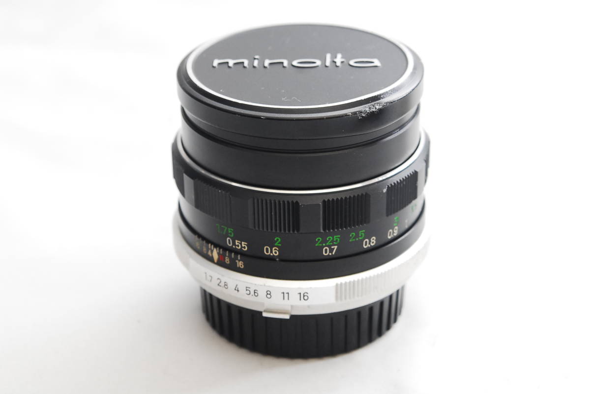 MINOLTA MC ROKKOR-PF 1:1.7 55mm (美品）628-55_画像6