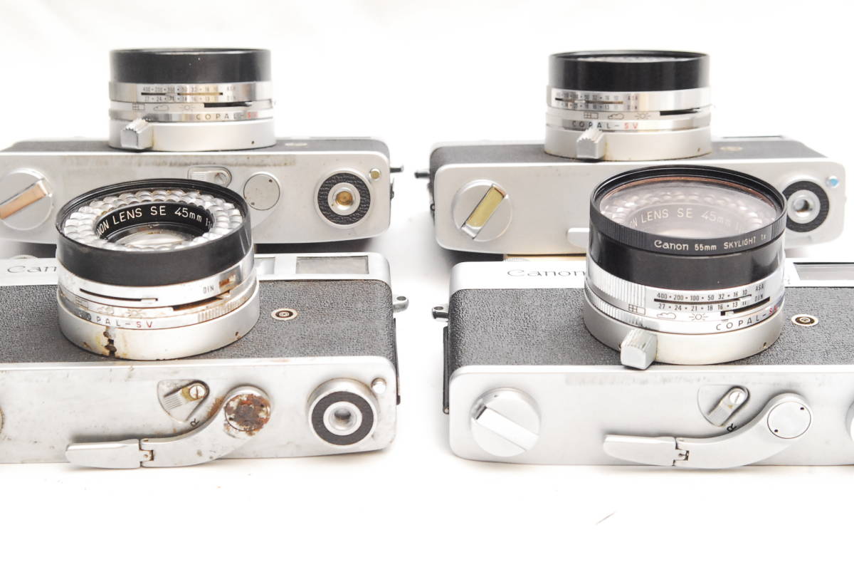 Canon Canonet ( junk )4 piece 0826-01