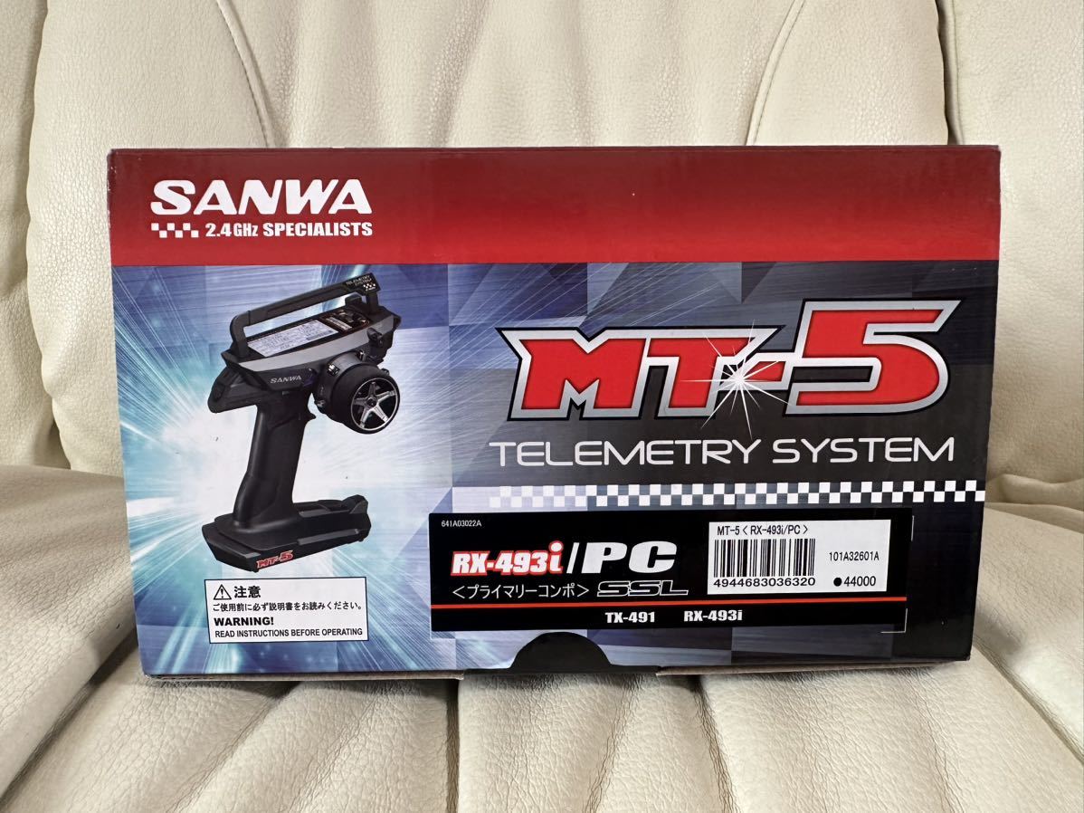 サンワ　新品　未使用　MT-5 RX-493i / PC プライマリーコンポ　受信機　送信機　プロポセット　SANWA 2.4GHz _画像1