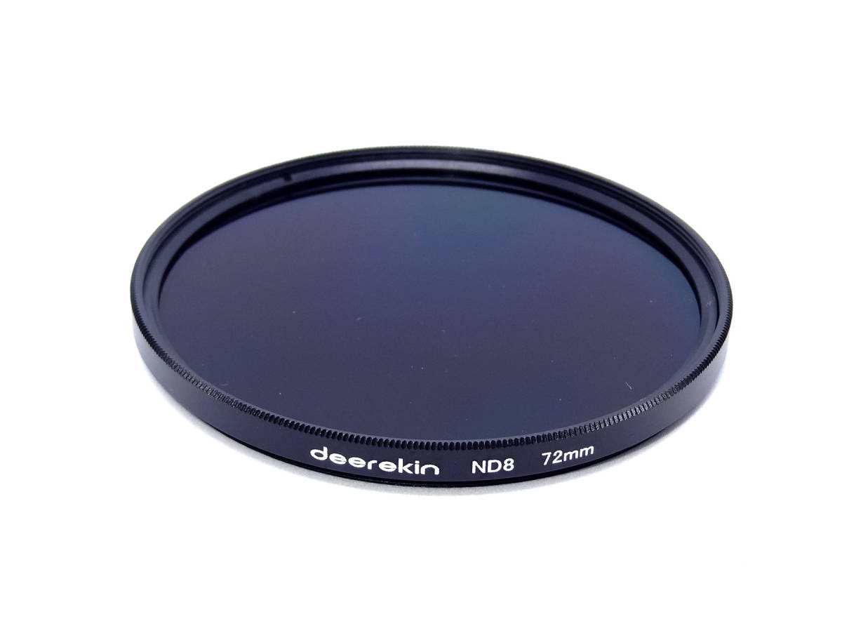 deerekin 薄枠 72mm ND8 NDフィルター 減光フィルター 広角レンズ対応 高品質 光学ガラス 簡易ケース付き 新品・未使用品の画像2