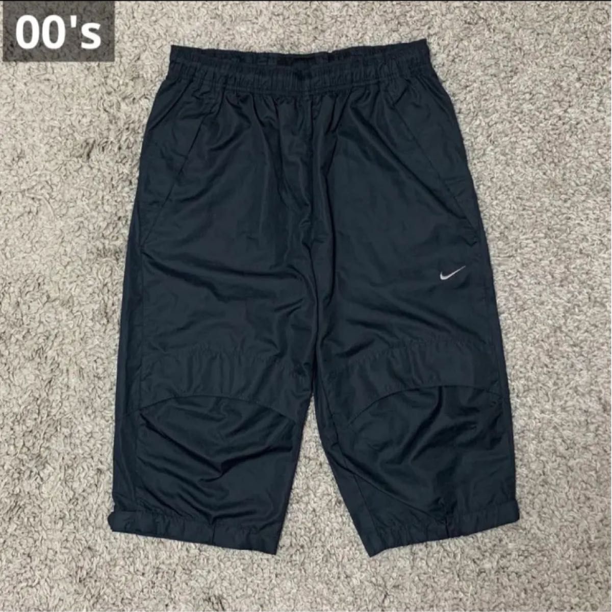 00s NIKE ナイロン七部丈パンツ 半端丈 テック系y2kヴィンテージ古着