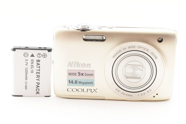 ADS2072★ 美品 ★ ニコン NIKON COOLPIX S3100_画像1