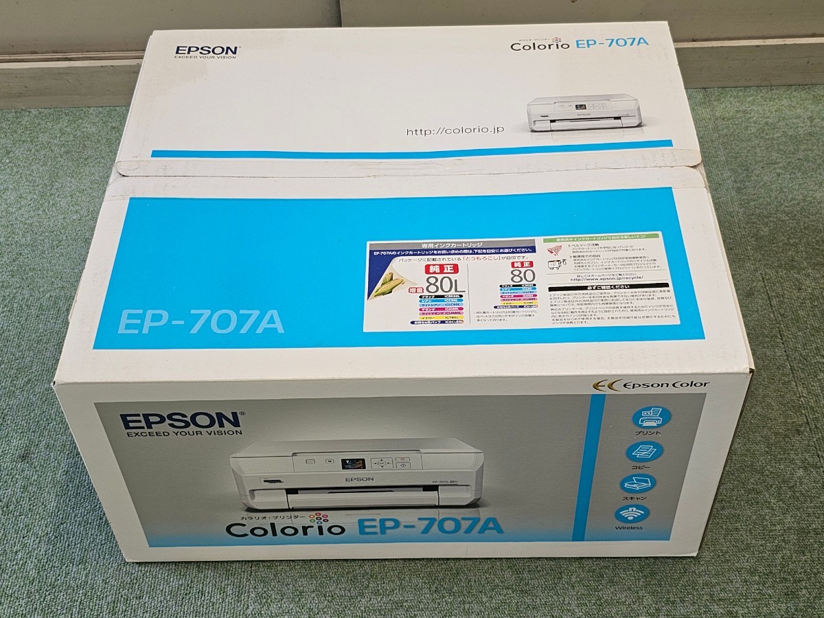 安心発送】 未使用 EPSON 複合機 EP-707A Calario エプソン