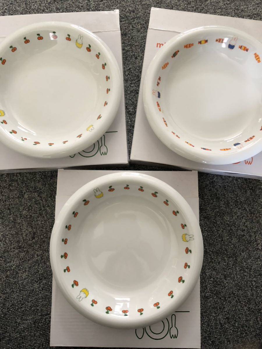  Mister Donut Miffy pasta plate 3 sheets unused 