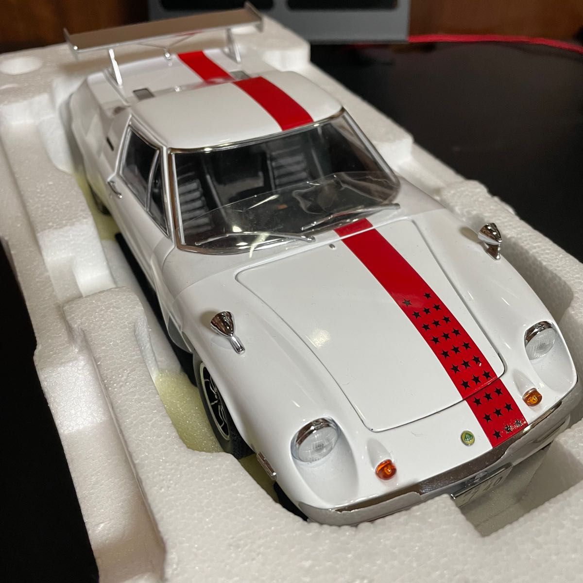 絶版未展示品 京商1/18ロータスヨーロッパスペシャル サーキットの狼 風吹裕也