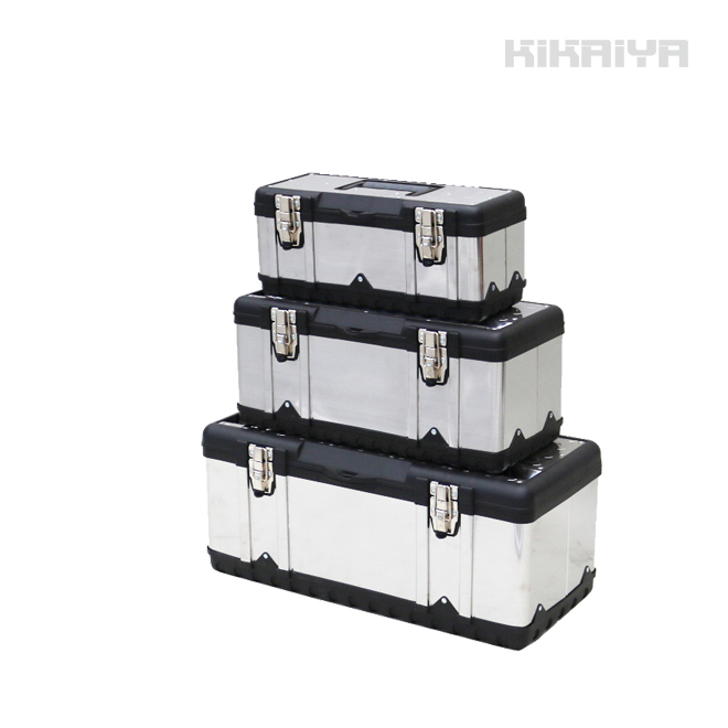 グランドセール 3個セット ステンレス工具箱 ハードBOX KIKAIYA ツールボックス 大・中・小 携行型 グランドセール 3個セット ステンレス工具箱 ハードBOX KIKAIYA ツールボックス 大・中・小 携行型
