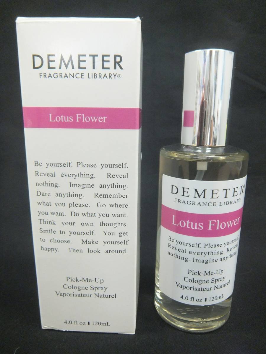 【保管品】DEMETER/ディメーター 香水 フレグランス 120ml EDS SP Lotus Flower★ゆうパック60サイズ発送！1円～スタート☆彡_画像3