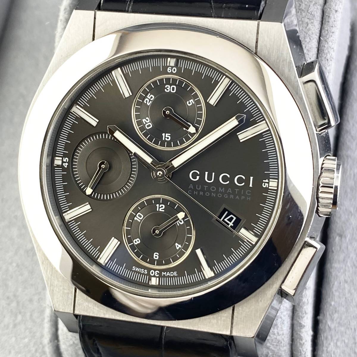 Yahoo!オークション - 【1円箱付】GUCCI グッチ 腕時計 メンズ AT 自動...