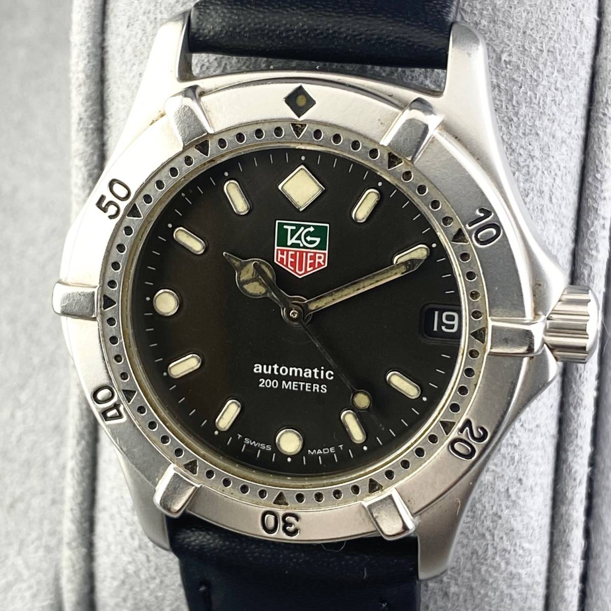 グレー ヤフオク! 美品 TAG HEUER タグホイヤー 腕時計... - 1円 稼働