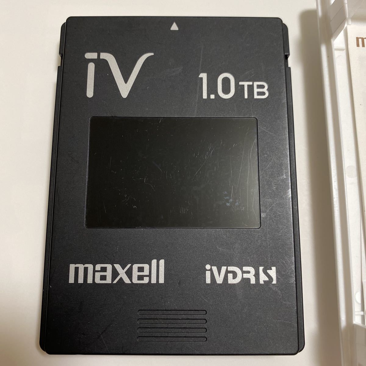 z576*maxell マクセル iVDR-S　カセットHDD ハードディスク　ブラック　1TB　HDD　動作品_画像2