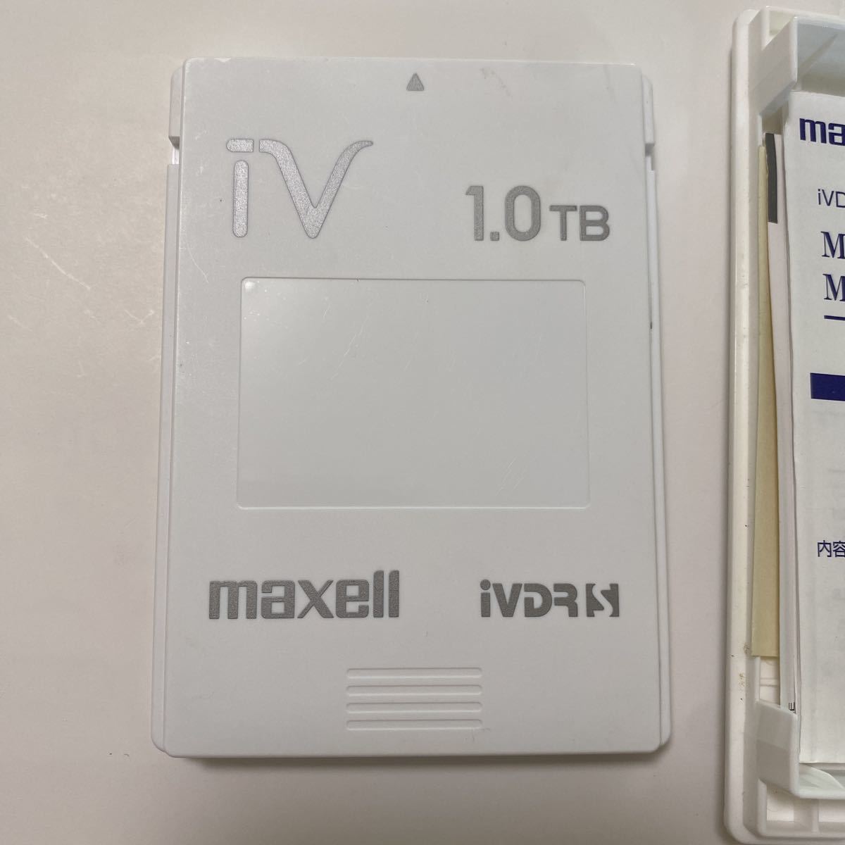 z615*maxell マクセル iVDR-S カセットHDD ハードディスク 1TB HDD 動作品-