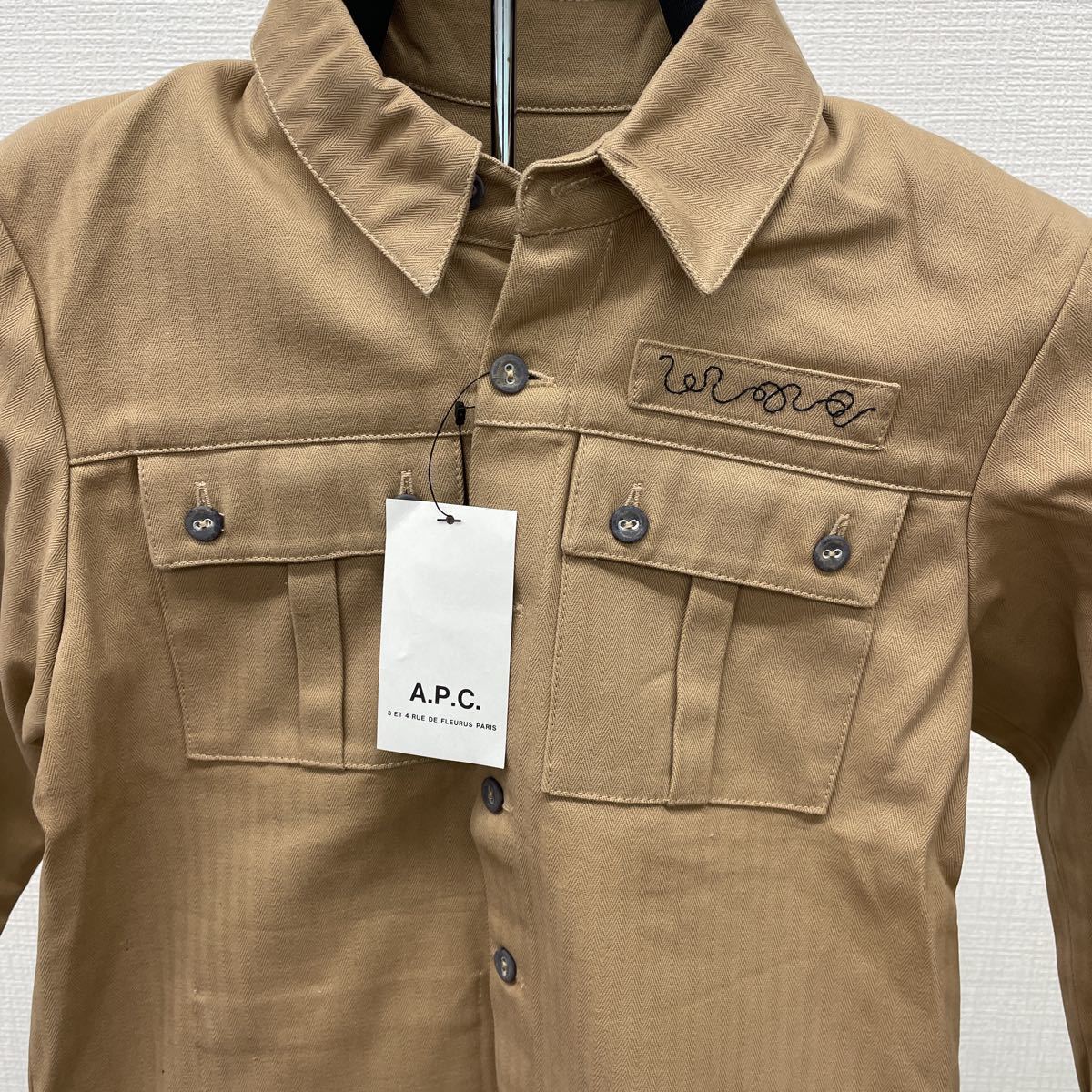 A.P.C ミリタリーシャツジャケット kids キッズ SHIRTの画像2